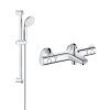 Купити Змішувач для ванни Grohe Grohtherm 800 34567000 з душовим гарнітуром 27853001 (34567001), термостат ванна з душем грое купити в Києві vannaja.kiev.ua