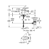 Купить Смеситель для раковины Grohe Euroeco S-Size 23262000 с донным клапаном в Киеве vannaja.kiev.ua