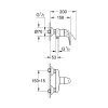 Купити Змішувач душ Grohe 32740 Euroeco 32740000 одноважільний, хром в Києві vannaja.kiev.ua