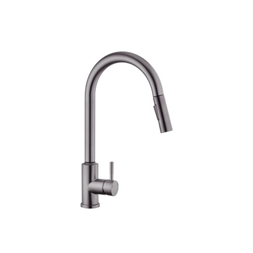 Купить Смеситель для кухни с выдвижным изливом Kroner KRP Edelstahl Klassisch - PVD03916 сенсорный в Киеве vannaja.kiev.ua
