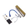 Купить гибкий смеситель для кухни Kroner KRM Kuche C132BLE цвет синий CV033131 в Киеве vannaja.kiev.ua