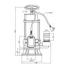 Купить Насос фекальный Pumpman 50WFD11-10-1.1G(A) Нmax 15 м Qmax 17 куб,м 1100В т (алюминий) в Киеве vannaja.kiev.ua