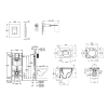 Купить Комплект 4 в 1: Установка GROHE Rapid SL 3 в 1 3884966Q + Унитаз безободочный Kroner Harz WHI493736 RIMLESS с сиденьем Slim Duroplast / Soft-close / Quick relase KH493736WHIR в Киеве vannaja.kiev.ua