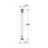 Купить Шланг для душу Grohe VitalioFlex Metal Long-Life 2000 мм 22103000 в Киеве vannaja.kiev.ua
