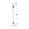 Купить Шланг для душу Grohe VitalioFlex Silver TwistStop 2000 мм 27507001 в Киеве vannaja.kiev.ua
