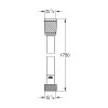 Купить Шланг для душу Grohe QuickFix VitalioFlex Comfort TwistStop 1750 мм 28745002 в Киеве vannaja.kiev.ua