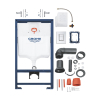 Комплект 4 в 1: Установка Grohe Rapid SL 3 в 1 38772001 + Унитаз безободочный Kroner Armada WHI513636 RIMLESS с сиденьем Slim Duroplast / Soft-close / Quick relase (38772001KA513636) Купить Комплект 4 в 1: Установка Grohe Rapid SL 3 в 1 38772001 + Унитаз безободочный Kroner Armada WHI513636 RIMLESS с сиденьем Slim Duroplast / Soft-close / Quick relase (38772001KA513636) в Киеве vannaja.kiev.ua