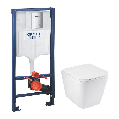 Комплект 4 в 1: Установка Grohe Rapid SL 3 в 1 38772001 + Унитаз безободочный Kroner Eifel WHI493436 RIMLESS с сиденьем Slim Duroplast / Soft-close / Quick relase KE493436WHIR (387720 Купить Комплект 4 в 1: Установка Grohe Rapid SL 3 в 1 38772001 + Унитаз безободочный Kroner Eifel WHI493436 RIMLESS с сиденьем Slim Duroplast / Soft-close / Quick relase KE493436WHIR (387720 в Киеве vannaja.kiev.ua