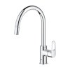 Купить Смеситель для кухни Grohe Start Flow 30569000 выдвижной нос излив кран мойки однорычажный, хром в Киеве vannaja.kiev.ua