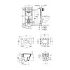 Комплект 4 в 1: Инсталляция Grohe Rapid SL 3 в 1 38772001 + Унитаз подвесной безободковый Kroner Eifel WHI493436 TORNADO с сиденьем Купить Комплект 4 в 1: Инсталляция Grohe Rapid SL 3 в 1 38772001 + Унитаз подвесной безободковый Kroner Eifel WHI493436 TORNADO с сиденьем в Киеве vannaja.kiev.ua
