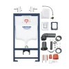 Комплект 4 в 1: Инсталляция Grohe Rapid SL 3 в 1 38772001 + Унитаз подвесной безободковый Kroner Eifel WHI493436 TORNADO с сиденьем Купить Комплект 4 в 1: Инсталляция Grohe Rapid SL 3 в 1 38772001 + Унитаз подвесной безободковый Kroner Eifel WHI493436 TORNADO с сиденьем в Киеве vannaja.kiev.ua