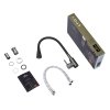 Купити Гнучкий змішувач для кухні Kroner KRP Edelstahl Klassisch - PVD031BLK CV035373 в Києві vannaja.kiev.ua