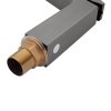 Купити Змішувач для раковини Kroner KRP Ersel - GRP0110BV з донним клапаном CV035472 Сталевий колір в Києві vannaja.kiev.ua