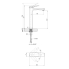 Смеситель для раковины Kroner KRP Terra - GRP010-3 Купить Смеситель для раковины Kroner KRP Terra - GRP010-3 в Киеве vannaja.kiev.ua
