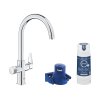 Смеситель для кухни Grohe Blue Pure StartCurve 30592000 с фильтром Blue S-Size 40404001 и головкой 64508001 (30594040) Купить Смеситель для кухни Grohe Blue Pure StartCurve 30592000 с фильтром Blue S-Size 40404001 и головкой 64508001 (30594040) в Киеве vannaja.kiev.ua