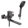 Купити Змішувач для ванни Kroner KRP Edelstahl Kubus - PVD070 Графіт матовий CV035908 в Києві vannaja.kiev.ua
