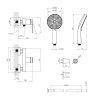 Смеситель для душа Kroner Element 211411-5301 Купить Смеситель для душа Kroner Element 211411-5301 в Киеве vannaja.kiev.ua