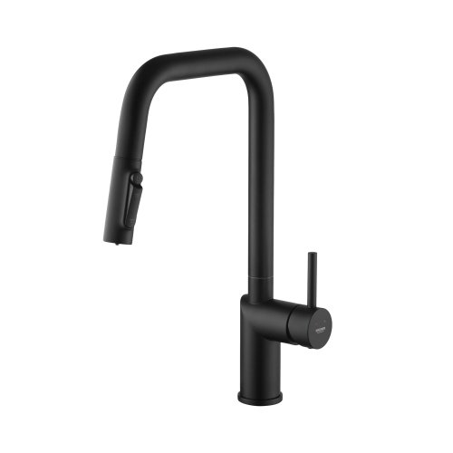 Купити Змішувач для кухні Kroner Element 296569B-3801 чорний матовий CV035988 в Києві vannaja.kiev.ua