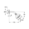 Лейка для верхнего душа Grohe New Tempesta 100 26088001 Купить Лейка для верхнего душа Grohe New Tempesta 100 26088001 в Киеве vannaja.kiev.ua
