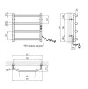 Купити Сушарка для рушників електрична Kroner KRP Diva ER500x500-4 CV036319 в Києві vannaja.kiev.ua