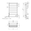 Сушарка для рушників електрична Kroner KRP Stern EL900x500-8 CV036332 Купити Сушарка для рушників електрична Kroner KRP Stern EL900x500-8 CV036332 в Києві vannaja.kiev.ua