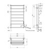 Купить Полотенцесушитель электрический Kroner KRP Stern ER900x500-8 в Киеве vannaja.kiev.ua
