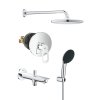 Купить Душевая система скрытого монтажа Grohe Vitalio Start 250 с изливом для ванны и смесителем Bauloop UA290810R3 в Киеве vannaja.kiev.ua