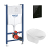 Комплект 4 в 1: Инсталляция Grohe Solido 2 в 1 38971000 + Панель смыва для унитаза Grohe Even Black 38966KV0 + Унитаз безободочный Kroner Oker WHI533536 RIMLESS с сиденьем Slim Duroplast / Soft-close6 (38971966KV0KO53R) Купить Комплект 4 в 1: Инсталляция Grohe Solido 2 в 1 38971000 + Панель смыва для унитаза Grohe Even Black 38966KV0 + Унитаз безободочный Kroner Oker WHI533536 RIMLESS с сиденьем Slim Duroplast / Soft-close6 (38971966KV0KO53R) в Киеве vannaja.kiev.ua