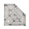 Купити Душова кабіна пятикутна з піддоном 90x90 см Kroner KRP Terra - T.C.F.С. CV036767 в Києві vannaja.kiev.ua