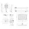 Купити Душова система прихованого монтажу термостатична Kroner Element Thermo 211461-5301 в Києві vannaja.kiev.ua