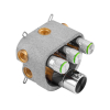 Купити Душова система прихованого монтажу термостатична Kroner Element Thermo 211462-0101 в Києві vannaja.kiev.ua