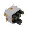 Купити Душова система прихованого монтажу термостатична Kroner Element Thermo 211462-3801 в Києві vannaja.kiev.ua