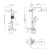 Душевая система Kroner Element 211318-3801 Купить Душевая система Kroner Element 211318-3801 в Киеве vannaja.kiev.ua