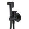 Купить Черный матовый кран гигиенический душ на одно отверстие DevIT CV50795640 ART Hygienic shower в Киеве vannaja.kiev.ua