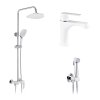 Купить Набор 3 в 1 душевая система Kroner Armada-W063 + смеситель Armada-W010 + смеситель Bidet-C082 в Киеве vannaja.kiev.ua