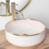 Умивальник (раковина) REA MERIDA PINK накладний рожевий Купити Умивальник (раковина) REA MERIDA PINK накладний рожевий в Києві vannaja.kiev.ua