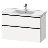 белый матовый шкаф с умывальником 80 x 50 см Laufen Pro S H8609644631041
