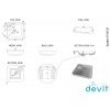 Devit 1513132 Quadra Раковина на столешницу Накладная Чаша 400×400×120 мм Белый Купить Devit 1513132 Quadra Раковина на столешницу Накладная Чаша 400×400×120 мм Белый в Киеве vannaja.kiev.ua
