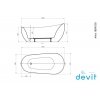 Купить Ванную Devit 18090150 Afina 180x90 см Отдельностоящая Акриловая с ножками белый Купить Купить Ванную Devit 18090150 Afina 180x90 см Отдельностоящая Акриловая с ножками белый в Киеве vannaja.kiev.ua