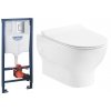 Купить Rea + Grohe RAPID SL 38750 Инсталляция с Унитазом с кришкой SoftClose Slim Микролифт 38840000+38505000+3855800M в Киеве vannaja.kiev.ua