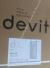 Купить Душевая стенка из стекла черная купить Devit FEN3140B ART 120см черный матовый стекло прозрачное Walk In в Киеве vannaja.kiev.ua