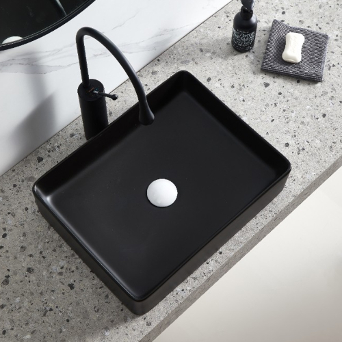 devit DFL2170100MB Flow square Раковина прямокутна 510х405х110 мм на стільницю, без переливу, чорна матова Купити devit DFL2170100MB Flow square Раковина прямокутна 510х405х110 мм на стільницю, без переливу, чорна матова в Києві vannaja.kiev.ua