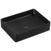devit DFL2170100MB Flow square Раковина прямокутна 510х405х110 мм на стільницю, без переливу, чорна матова Купити devit DFL2170100MB Flow square Раковина прямокутна 510х405х110 мм на стільницю, без переливу, чорна матова в Києві vannaja.kiev.ua