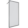 Купити чорний мат Devit DS90200B Style Walk-In 900x2000 Душове огородження з верхнім тримачем скла в Києві vannaja.kiev.ua