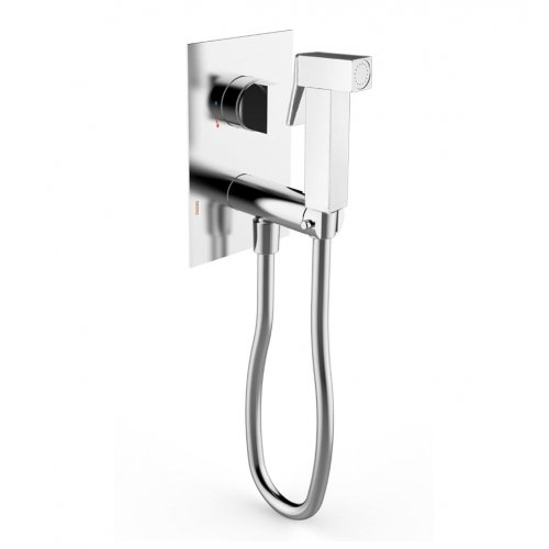 Купить Гигиенический душ с термостатом GRB 08340320 Intimixer Quadro 08 340 320 смеситель для биде скрытый, хром в Киеве vannaja.kiev.ua