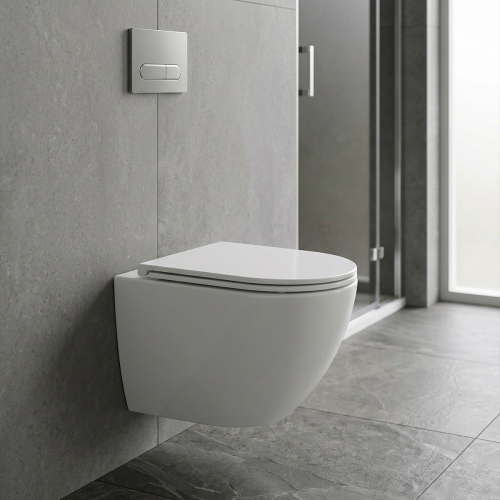 Devit DUN0930111W Unda Унітаз підвісний короткий 495 мм з кришкою soft-close, Vortex Flush, білий глянець Купити Devit DUN0930111W Unda Унітаз підвісний короткий 495 мм з кришкою soft-close, Vortex Flush, білий глянець в Києві vannaja.kiev.ua