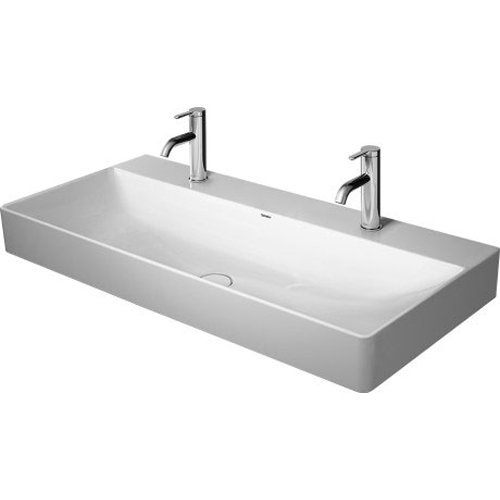 Раковина 100 см з двома змішувачами Duravit 2353100072 DuraSquare Купити Раковина 100 см з двома змішувачами Duravit 2353100072 DuraSquare в Києві vannaja.kiev.ua