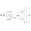 Термостат JACOB DELAFON ALEO E72352-CP в душ Купить Термостат JACOB DELAFON ALEO E72352-CP в душ в Киеве vannaja.kiev.ua