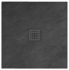 Душевой поддон REA BLACK ROCK 90X90 rea-k4581 Купить Душевой поддон REA BLACK ROCK 90X90 rea-k4581 в Киеве vannaja.kiev.ua