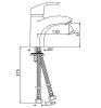 Смеситель на умывальник Jaquar Eko медиум EKO-CHR-33023B Хром качественный EKOCHR33023B Купить Смеситель на умывальник Jaquar Eko медиум EKO-CHR-33023B Хром качественный EKOCHR33023B в Киеве vannaja.kiev.ua